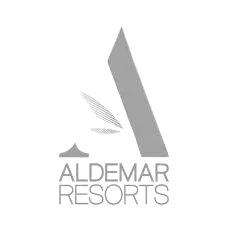 Λογότυπο Aldermar Resorts. Συνεργασία με Κύρο Ασφή για Digital Marketing.