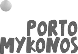 Λογότυπο Porto Mykonos. Συνεργασία με Κύρο Ασφή για Digital Marketing.