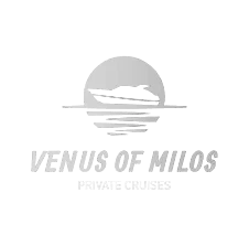 Λογότυπο Venus Of Milos Private Boat Tours. Συνεργασία με Κύρο Ασφή για Digital Marketing.